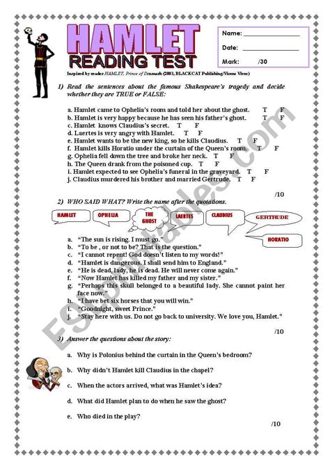 hard hamlet test|hamlet full book test.